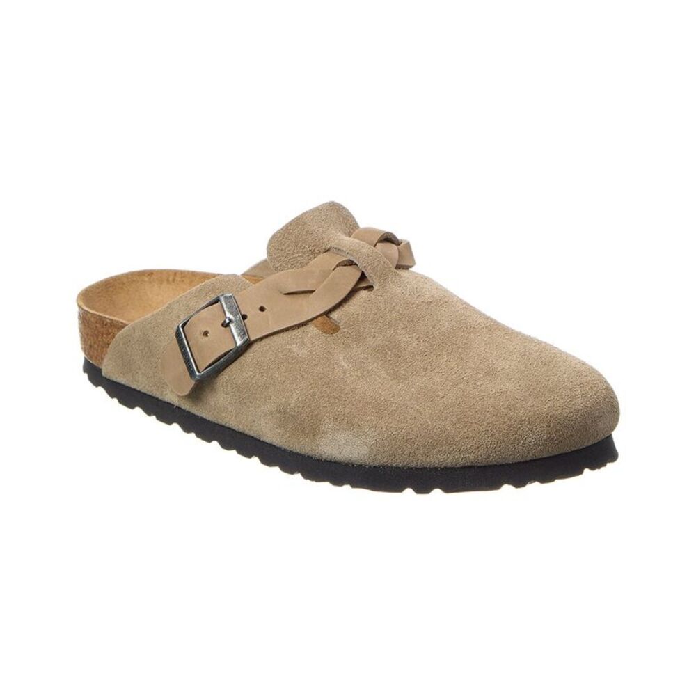 Birkenstock Boston Braided Narrow Suede Clog